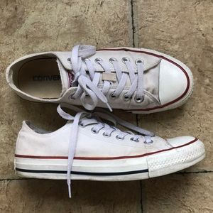 White Converse Chuck Taylors
